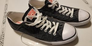 Converse size 10 corduroy Chucks low topsVGC+, lightly worn,dark gray, different